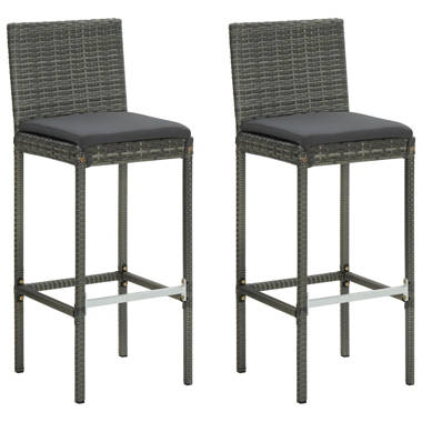 Bar stools with discount backs and cushions